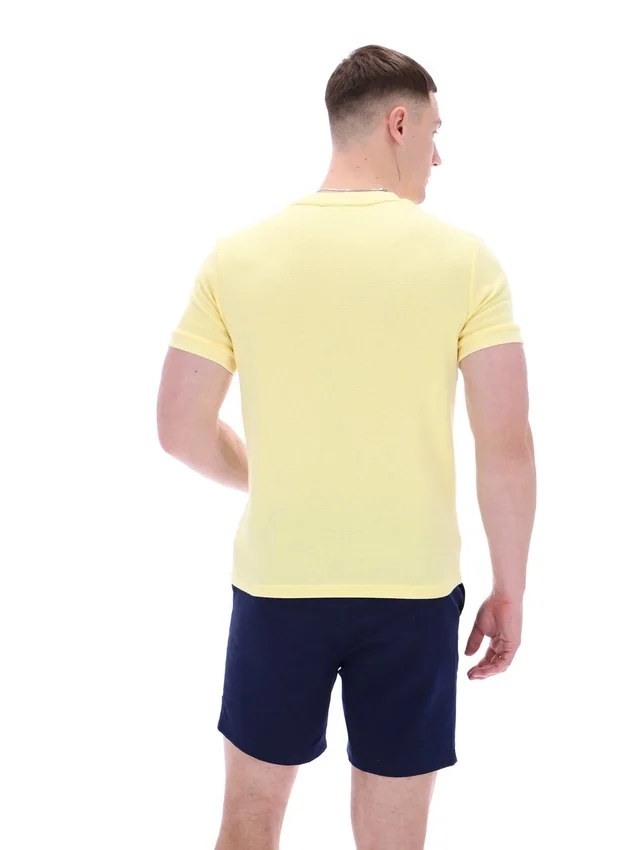 Camiseña Popcorn Ash Micro Waffle Ringer