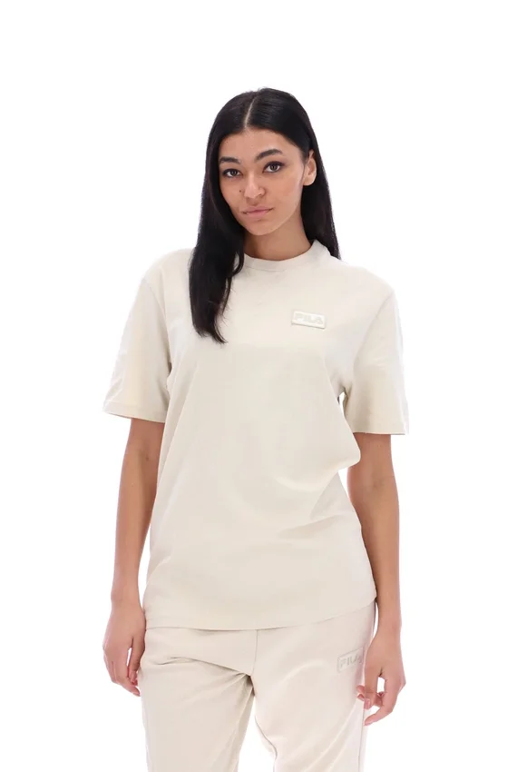 Camiseña unisex de manga corta Benjiman color avena