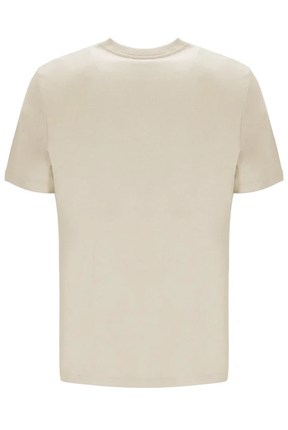 Camiseña unisex de manga corta Benjiman color avena
