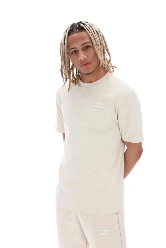 Camiseña unisex de manga corta Benjiman color avena