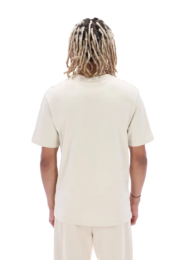 Camiseña unisex de manga corta Benjiman color avena