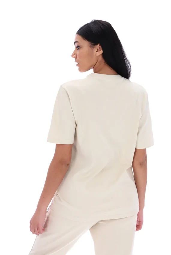 Camiseña unisex de manga corta Benjiman color avena