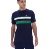 Camiseta a rayas Iggy azul marino de Fila