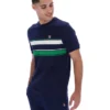 Camiseta a rayas Iggy azul marino de Fila
