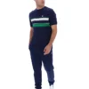 Camiseta a rayas Iggy azul marino de Fila