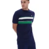 Camiseta a rayas Iggy azul marino de Fila