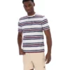 Camiseta a rayas teñida en hilo Gardenia Cesare
