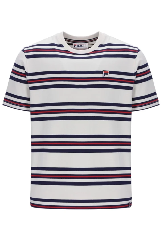 Camiseta a rayas teñida en hilo Gardenia Cesare
