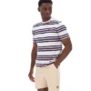 Camiseta a rayas teñida en hilo Gardenia Cesare