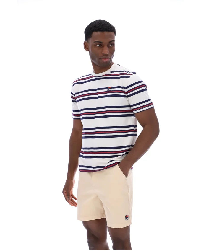 Camiseta a rayas teñida en hilo Gardenia Cesare