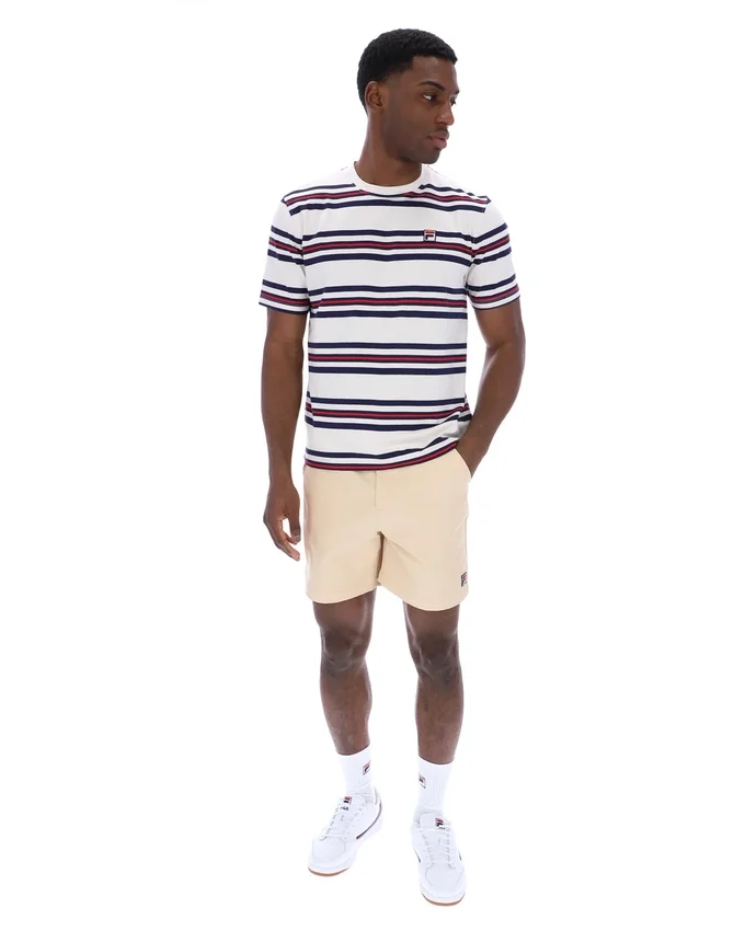 Camiseta a rayas teñida en hilo Gardenia Cesare