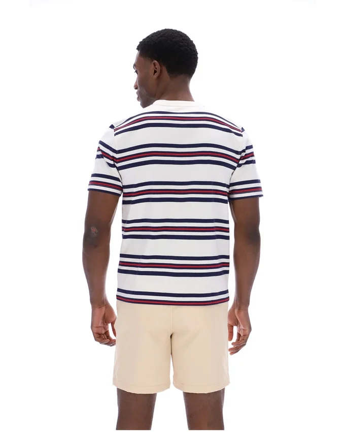 Camiseta a rayas teñida en hilo Gardenia Cesare