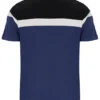 Camiseta «Aiden» de Fila en azul marino con corte y costura