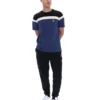 Camiseta «Aiden» de Fila en azul marino con corte y costura