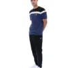 Camiseta «Aiden» de Fila en azul marino con corte y costura