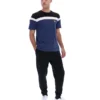 Camiseta «Aiden» de Fila en azul marino con corte y costura