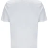 Camiseta blanca Mano con paneles cosidos