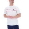 Camiseta blanca Williams con ribetes en contraste