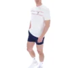 Camiseta blanca Williams con ribetes en contraste