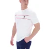 Camiseta blanca Williams con ribetes en contraste