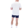 Camiseta blanca Williams con ribetes en contraste