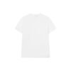 Camiseta casual de cuello redondo y pantalones cortos, color blanco