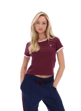 Camiseta con cuello acampanado para bebé Fig Azzura