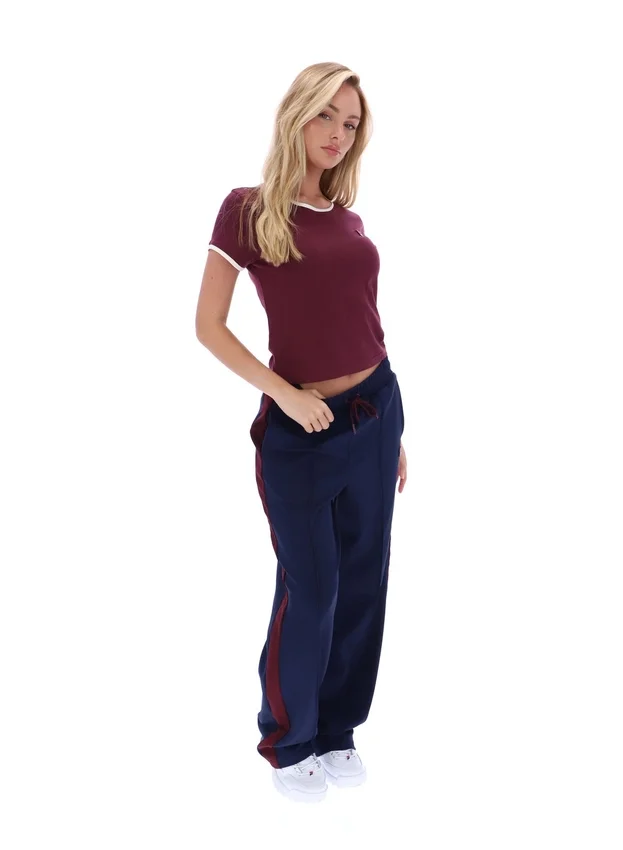 Camiseta con cuello acampanado para bebé Fig Azzura