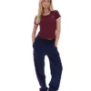 Camiseta con cuello acampanado para bebé Fig Azzura