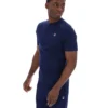 Camiseta con cuello Fila Valentino Essential en azul marino