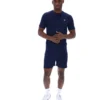 Camiseta con cuello Fila Valentino Essential en azul marino