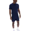 Camiseta con cuello Fila Valentino Essential en azul marino