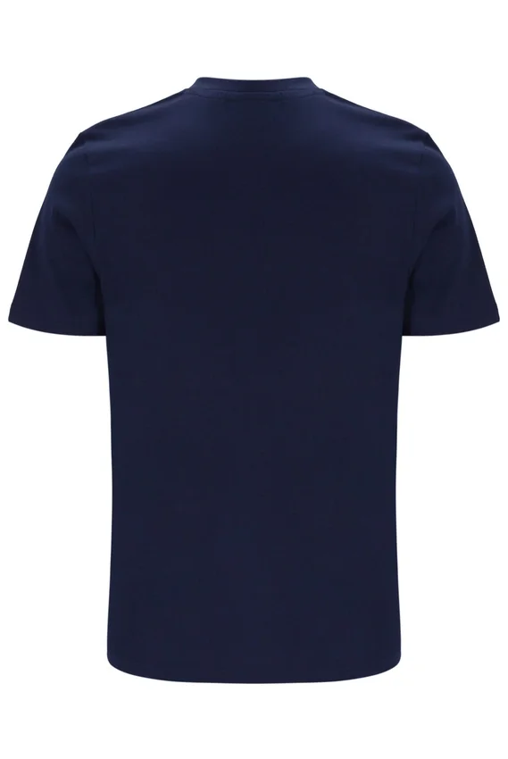 Camiseta con cuello Fila Valentino Essential en azul marino