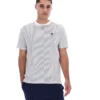 Camiseta con estampado de rayas finas Gardenia Nilo