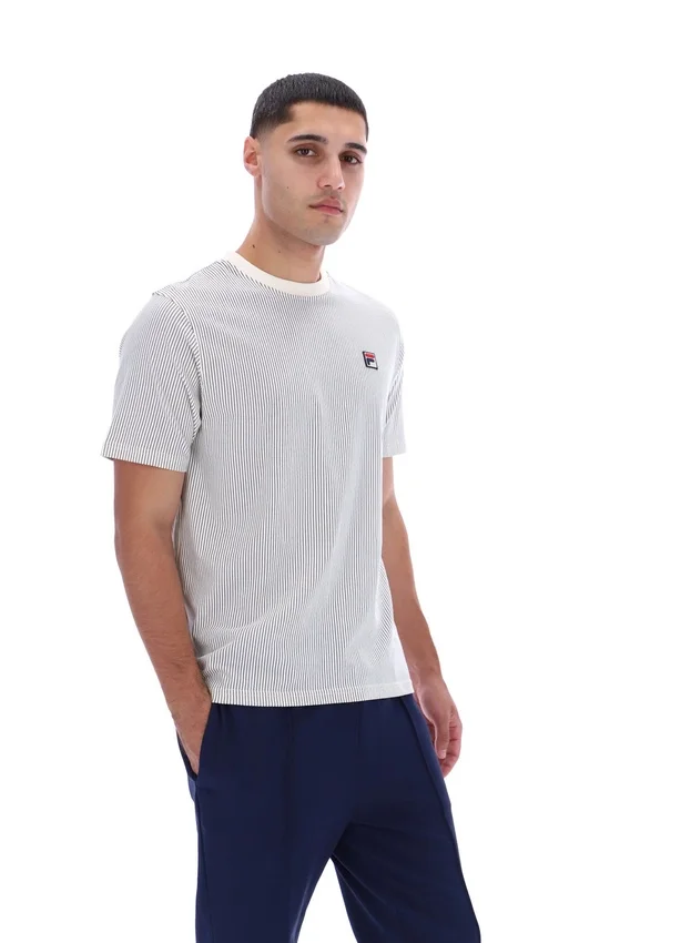 Camiseta con estampado de rayas finas Gardenia Nilo