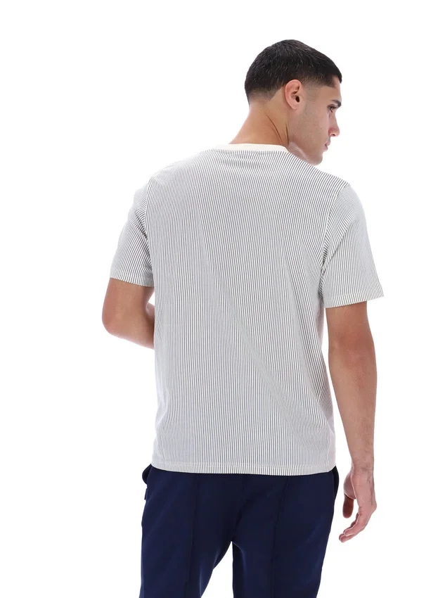 Camiseta con estampado de rayas finas Gardenia Nilo