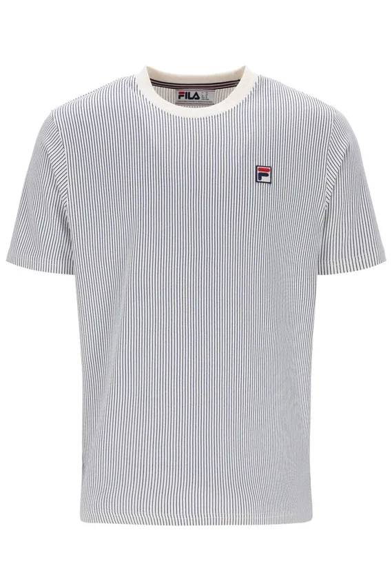 Camiseta con estampado de rayas finas Gardenia Nilo