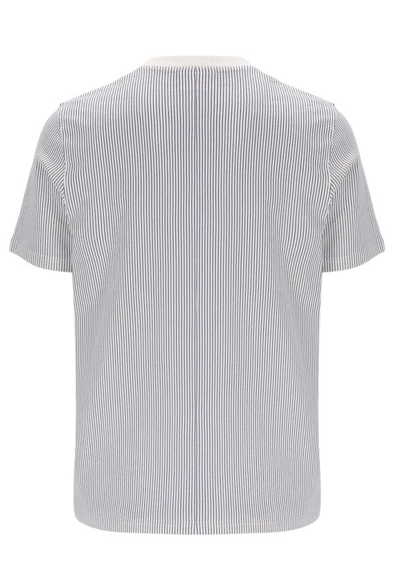 Camiseta con estampado de rayas finas Gardenia Nilo
