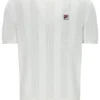Camiseta Corrado con paneles de punto en color Gardenia