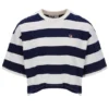 Camiseta corta y holgada Fila Genoa en azul marino