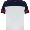 Camiseta Damon «Cut and Sew» en blanco