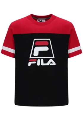 Camiseta Damon Cut and Sew en negro
