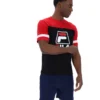 Camiseta Damon Cut and Sew en negro