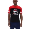Camiseta Damon Cut and Sew en negro