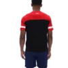 Camiseta Damon Cut and Sew en negro