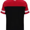 Camiseta Damon Cut and Sew en negro
