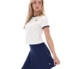 Camiseta de bebé con cuello acampanado Gardenia Azzura