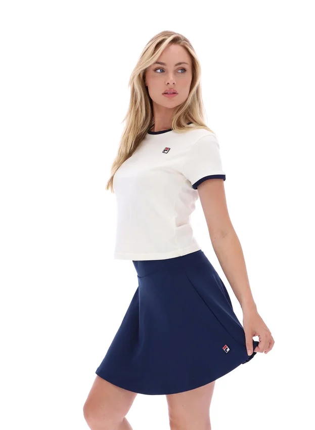 Camiseta de bebé con cuello acampanado Gardenia Azzura