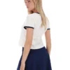 Camiseta de bebé con cuello acampanado Gardenia Azzura