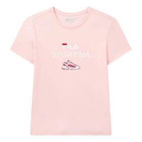 Camiseta de manga corta rosa Ade